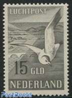 Netherlands 1951 15G, Stamp Out Of Set, Unused (hinged), Nature - Birds - Correo Aéreo