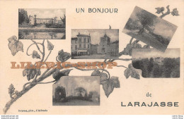 Un Bonjour De LARAJASSE (69) ±1920 - DELORME, Phot, L'Arbresle - Other & Unclassified