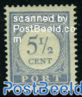 Netherlands 1912 5.5c, Stamp Out Of Set, Unused (hinged) - Strafportzegels