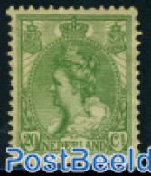 Netherlands 1899 20c Green, Stamp Out Of Set, Unused (hinged) - Nuovi