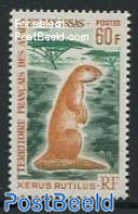 Afars And Issas 1967 60Fr, Stamp Out Of Set, Mint NH, Nature - Animals (others & Mixed) - Neufs