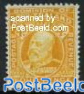 New Zealand 1912 Definitive 4p Yellow 1v, Unused (hinged) - Unused Stamps