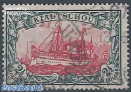 Germany, Colonies 1905 Kiautschou, $2.5, Used, Used, Transport - Ships And Boats - Boten