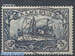 Germany, Colonies 1900 Kamerun, 3M, Used, Signed Botke, Used, Transport - Ships And Boats - Boten