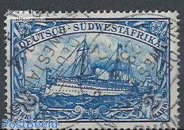 Germany, Colonies 1911 SWA, 2M, Peace Print, Used, Used, Transport - Ships And Boats - Boten