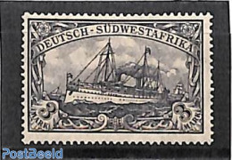 Germany, Colonies 1919 SWA, 3M, Stamp Out Of Set, Unused (hinged), Transport - Ships And Boats - Boten