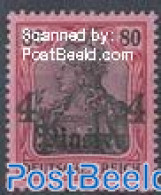 Türkiye 1906 German Post, 4Pia On 80Pf, Stamp Out Of Set, Mint NH - Andere & Zonder Classificatie