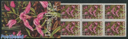 Denmark 1990 Flowers Booklet, Mint NH, Nature - Flowers & Plants - Stamp Booklets - Unused Stamps