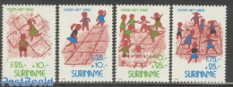 Suriname, Republic 1993 Child Welfare 4v, Mint NH, Various - Toys & Children's Games - Surinam