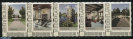 Netherlands - Personal Stamps TNT/PNL 2012 Hofwijck 5V [::::], Mint NH, Nature - Trees & Forests - Art - Castles & For.. - Rotary Club