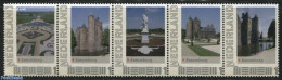 Netherlands - Personal Stamps TNT/PNL 2012 Assumburg 5V [::::], Mint NH, Nature - Trees & Forests - Castles & Fortific.. - Rotary Club