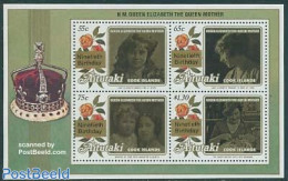 Aitutaki 1990 Queen Mother S/s, Mint NH, History - Kings & Queens (Royalty) - Koniklijke Families