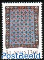 Aland 1990 Carpet 1v, Mint NH, Various - Textiles - Tessili