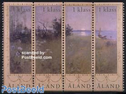 Aland 2003 Paintings 4v [:::], Mint NH, Transport - Ships And Boats - Art - Paintings - Boten