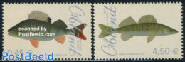 Aland 2008 Perch & Zander 2v, Mint NH, Nature - Animals (others & Mixed) - Fish - Fishes