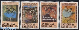 Antigua & Barbuda 1984 Edgar Degas 4v, Mint NH, Performance Art - Dance & Ballet - Art - Edgar Degas - Modern Art (185.. - Danza