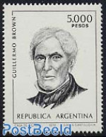 Argentina 1980 Definitive 1v, G. Brown, Mint NH - Neufs