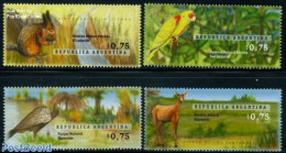 Argentina 1996 National Parks 4v, Mint NH, Nature - Animals (others & Mixed) - Birds - National Parks - Parrots - Ongebruikt