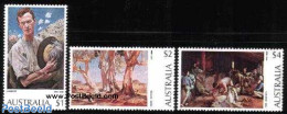 Australia 1974 Definitives 3v, Mint NH, Nature - Trees & Forests - Art - Modern Art (1850-present) - Paintings - Unused Stamps