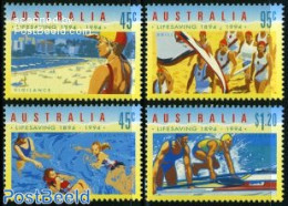 Australia 1994 Life Saving 4v, Mint NH, Sport - Sport (other And Mixed) - Swimming - Ongebruikt