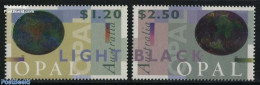 Australia 1995 Opal 2v, Mint NH, History - Various - Geology - Holograms - Ungebraucht