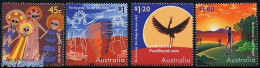 Australia 1997 Aboriginals Myth 4v, Mint NH, Nature - Birds - Art - Fairytales - Ongebruikt