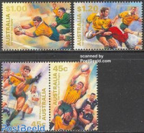 Australia 1999 Rugby 4v (2v+[:]), Mint NH, Sport - Rugby - Sport (other And Mixed) - Unused Stamps