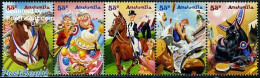Australia 2010 Come To The Show 5v [::::], Mint NH, Nature - Various - Animals (others & Mixed) - Cattle - Dogs - Hors.. - Nuevos