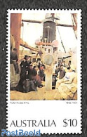 Australia 1987 Definitive, Reprint 1v, Mint NH, Transport - Ships And Boats - Art - Paintings - Unused Stamps