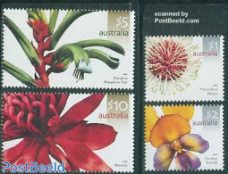Australia 2006 Wild Flowers 4v, Mint NH, Nature - Flowers & Plants - Orchids - Nuevos