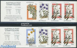 Australia 1987 Flowers 2 Booklets, Mint NH, Nature - Flowers & Plants - Stamp Booklets - Unused Stamps