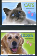 Australia 2004 Dogs & Cats 2 Presitge Booklets, Mint NH, Nature - Cats - Dogs - Stamp Booklets - Nuovi