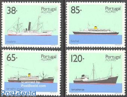 Azores 1992 Ships 4v, Mint NH, Transport - Ships And Boats - Boten