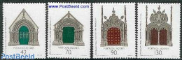 Azores 1993 Architecture, Portals 4v, Mint NH, Art - Architecture - Azoren