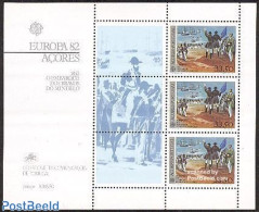 Azores 1982 Europa, Return Of Mindelo Heroes S/s, Mint NH, History - Transport - Europa (cept) - Explorers - Ships And.. - Erforscher