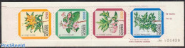 Azores 1983 Flowers Booklet, Mint NH, Nature - Flowers & Plants - Stamp Booklets - Unclassified