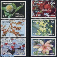 Bangladesh 1978 Flowers 6v, Mint NH, Nature - Flowers & Plants - Bangladesh