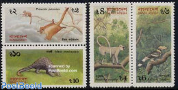 Bangladesh 1991 Animals 2x2v [:], Mint NH, Nature - Animals (others & Mixed) - Birds - Monkeys - Bangladesh