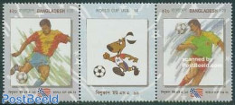 Bangladesh 1994 World Cup Football 2v+tab [:T:], Mint NH, Sport - Football - Bangladesch