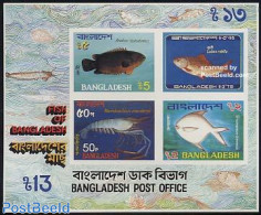 Bangladesh 1983 Fish S/s, Mint NH, Nature - Fish - Poissons