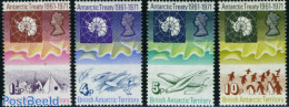 British Antarctica 1971 Antarctic Treaty 4v, Mint NH, Nature - Science - Various - Birds - Penguins - Sea Mammals - Th.. - Geografía
