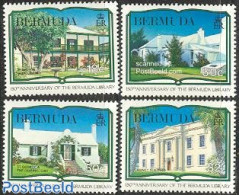 Bermuda 1989 National Library 4v, Mint NH, Libraries - Bermuda