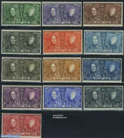 Belgium 1925 75 Years Stamps 13v, Unused (hinged), History - Kings & Queens (Royalty) - Nuevos