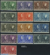 Belgium 1925 75 Years Stamps 13v, Mint NH, History - Kings & Queens (Royalty) - Ungebraucht