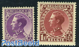 Belgium 1934 War Disabled 2v, Mint NH, Health - History - Disabled Persons - World War I - Unused Stamps