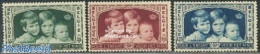 Belgium 1935 National Aid 3v, Unused (hinged), History - Kings & Queens (Royalty) - Nuovi