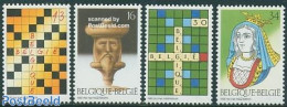 Belgium 1995 Games 4v, Mint NH, Sport - Various - Chess - Playing Cards - Toys & Children's Games - Unused Stamps
