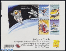 Belgium 2005 Youth Philately 5v M/s, Mint NH, Sport - Transport - Autosports - Aircraft & Aviation - Railways - Ships .. - Unused Stamps
