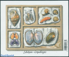Belgium 2005 Shells S/s, Mint NH, Nature - Shells & Crustaceans - Nuovi
