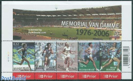 Belgium 2006 Memorial Van Damme 5v M/s, Mint NH, Sport - Athletics - Sport (other And Mixed) - Nuevos